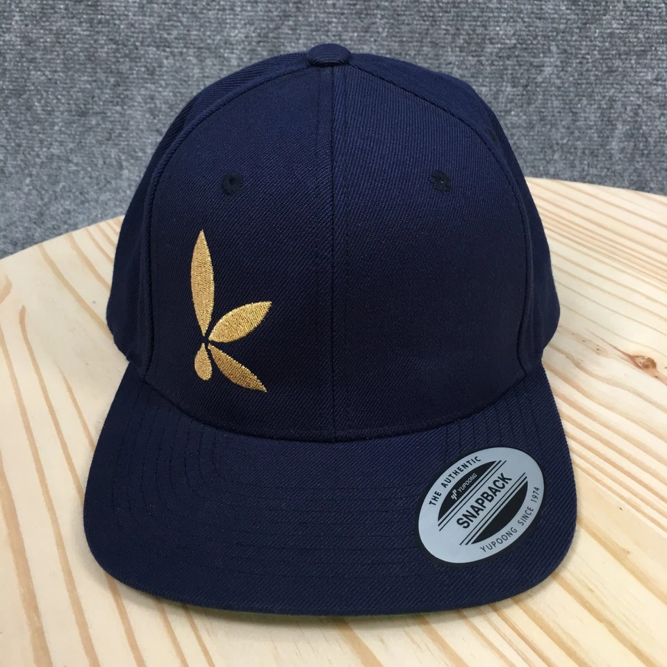 Gorra Kynd Yupoong Snapback Unisex Azul OSFA Ala Plana Ajustable Bordada Foto 4 de 4