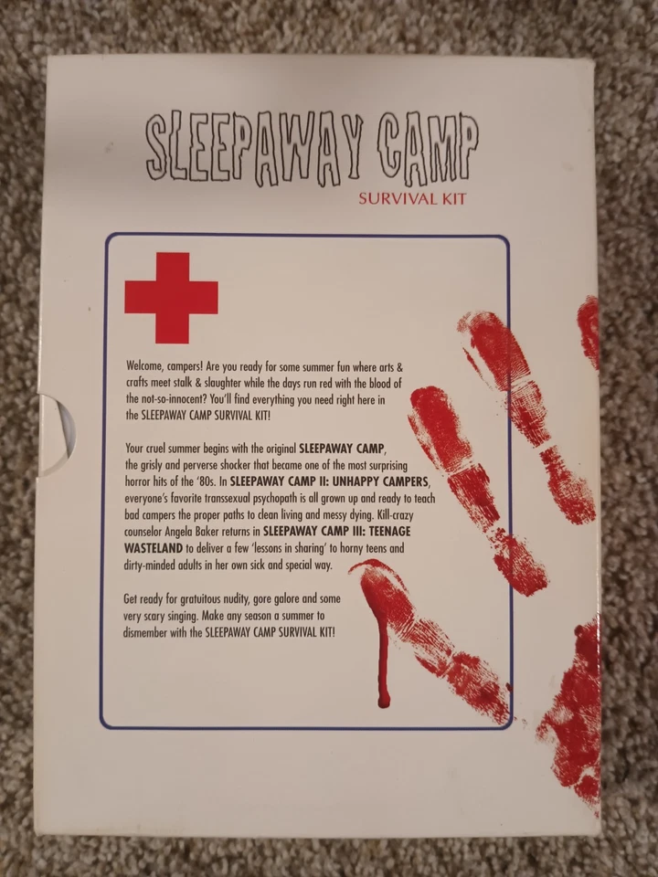 Sleepaway Camp Survival Kit, 3 DVDs+Bonus Disc+Diary, (recalled Red Cross logo) - Image 2 of 4
