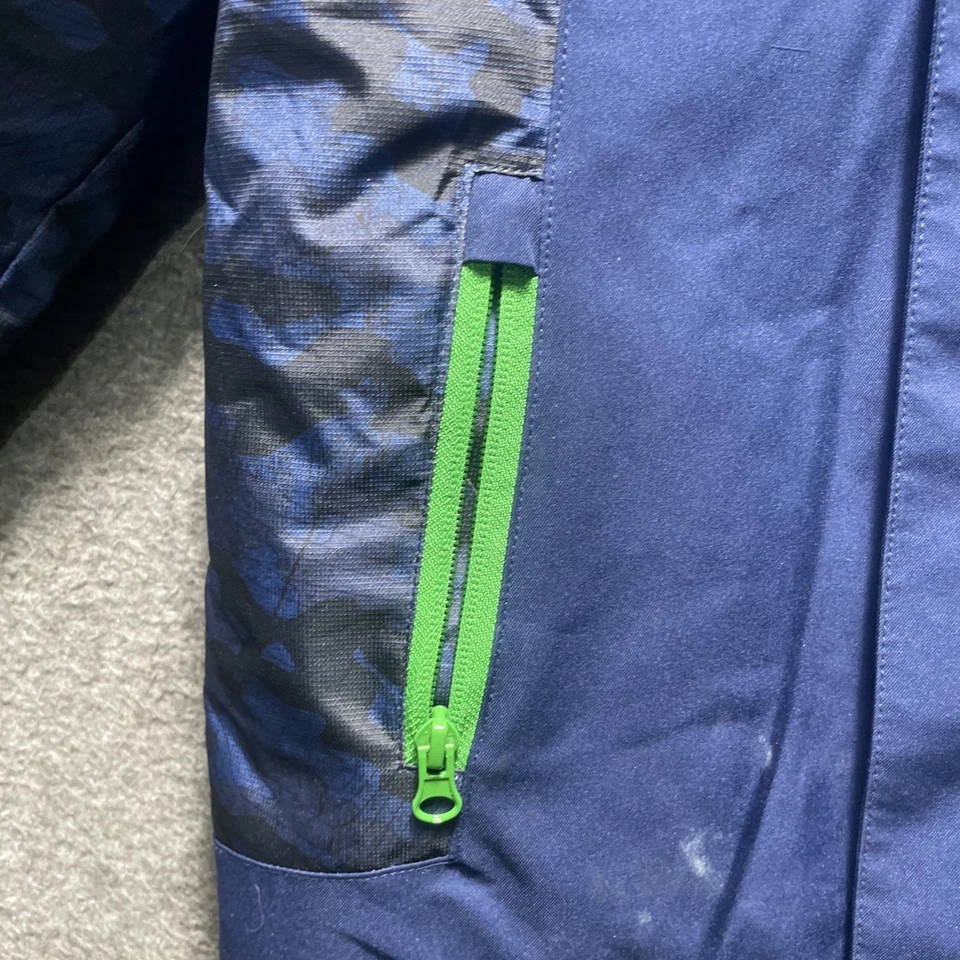 Magellan Kids Coat Jacket Blue Black Camouflage Hunting Size Small S 8 2-in-1 - Image 3 of 4