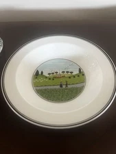 Villeroy & Boch Design Naif Rim Cereal Bowl  8" Boy & Girl #6  1748 NWT NEW