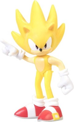 Sonic The Hedgehog Action Figure 2.5 Inch Super Sonic Collectible Toy