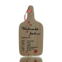 Gasper WeihnachtsanhäNger Mit Kokosmakronen Rezept Natur 12 Cm - Holz