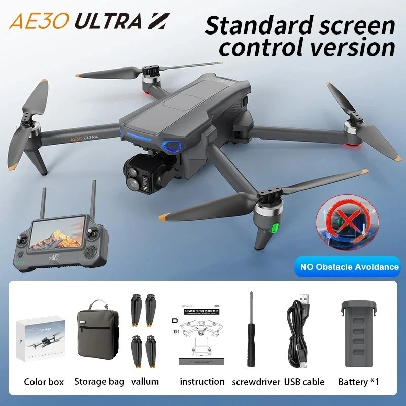 AE30 PRO MAX Drone - HD 8K Camera With Screen - 10KM Range - with Airdrop — 第 2/4 张图片