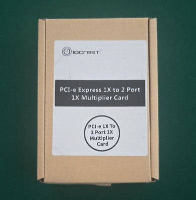 Iocrest PCI Express Multiplier Card 1X to 2 Port USB 3.0 Plug-In Card