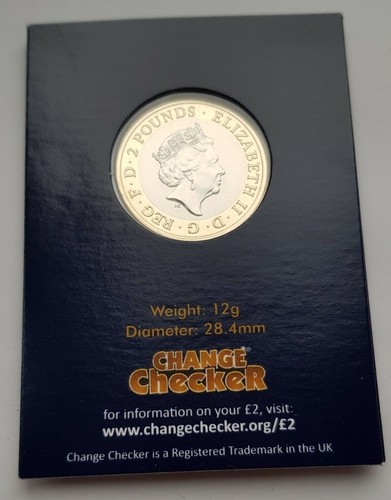 2019 D-Day Landings WW2 £2 Two BU Change Checker Coin - Picture 3 of 4