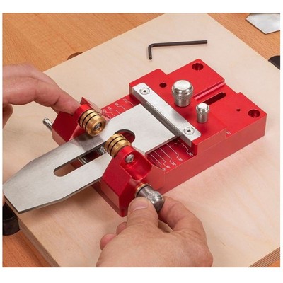 Chisel Sharpening Kit Aluminum Alloy Honing Guide 15 To 45 Degree Angle Fixture