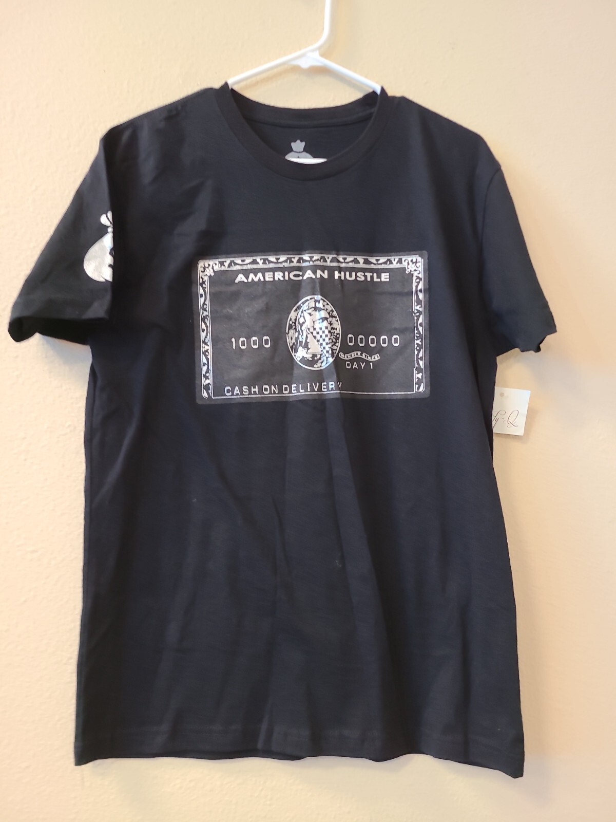 Camiseta contra reembolso para hombre CERTIFICADA NUEVA CON ETIQUETAS AMERICAN HUSTLE TALLA PEQUEÑA.