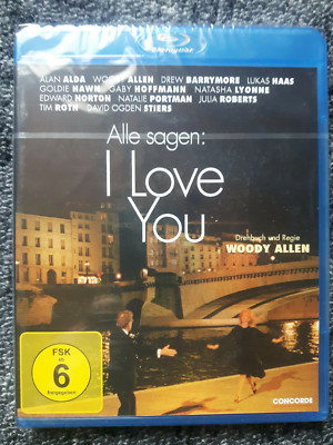 ALLE SAGEN: I LOVE YOU - Blu-ray - Woody Allen, Drew Barrymore - NEU