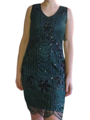 formal babydoll dresses Crystal Embellished Babydoll Dress main image 1