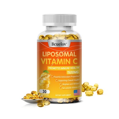 Liposomales Vitamin C -30 Bis 120 Kapseln- Hochdosiert 1500 Mg + Hagebutte - Bild 9 von 11