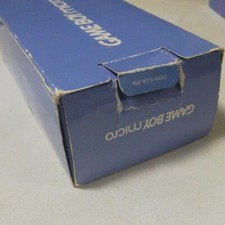 Nintendo Game Boy Micro Blue with box from jAPAN