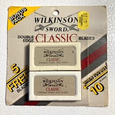 Vintage 15 Pack of NEW Wilkinson Sword Classic Double Edge Razor Blades England