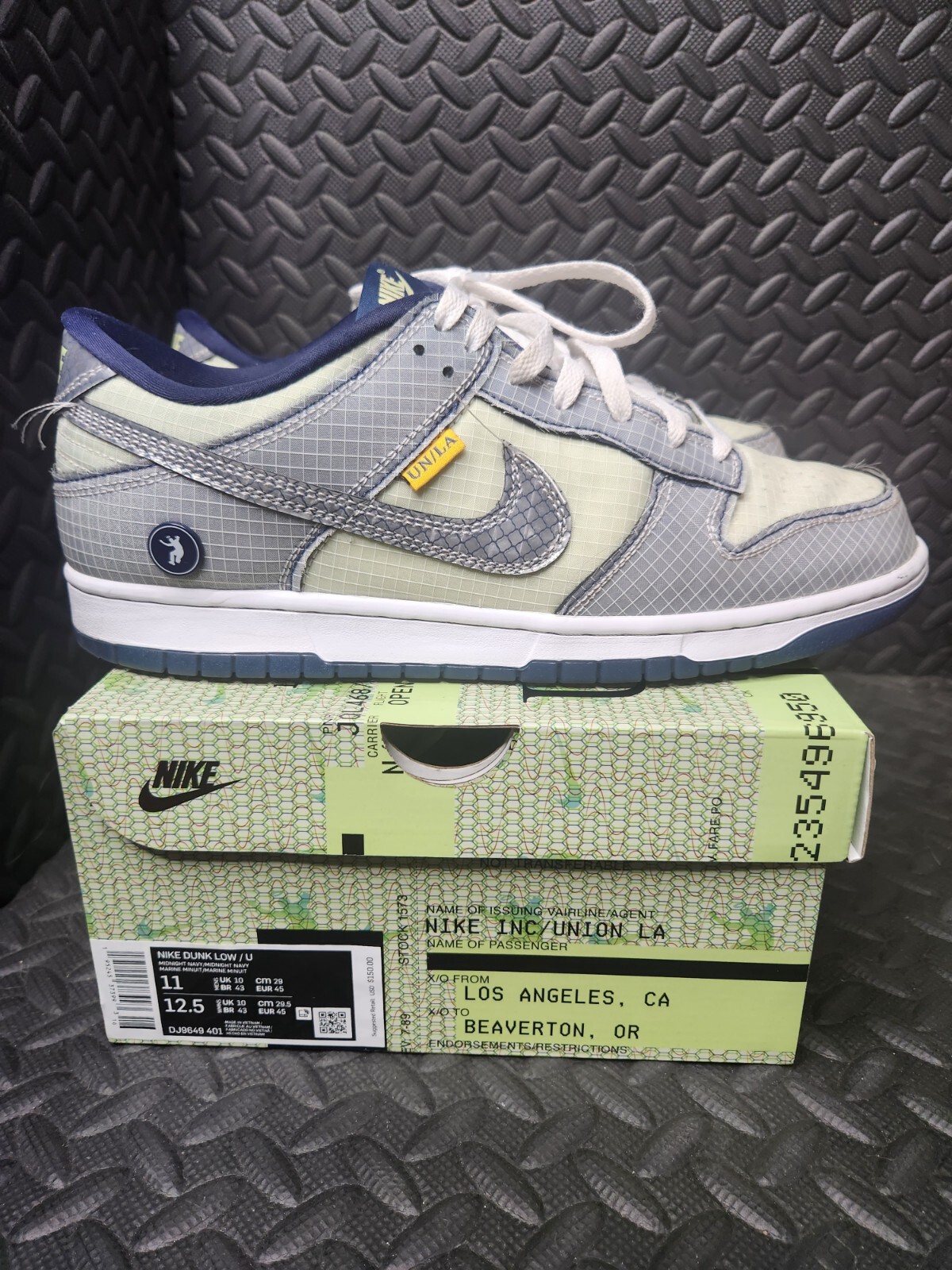 PreOwned Nike Dunk Low Union Pistachio Size 11 DJ964… Gem