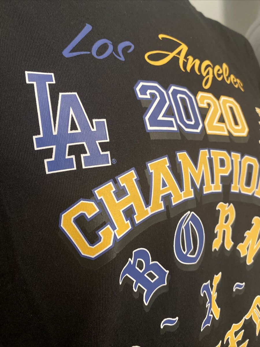 Men's LA Dodgers Lakers New Era Born x Raised Black 2020 Men's LA Dodgers Lakers New Era Born x Raised Black 2020