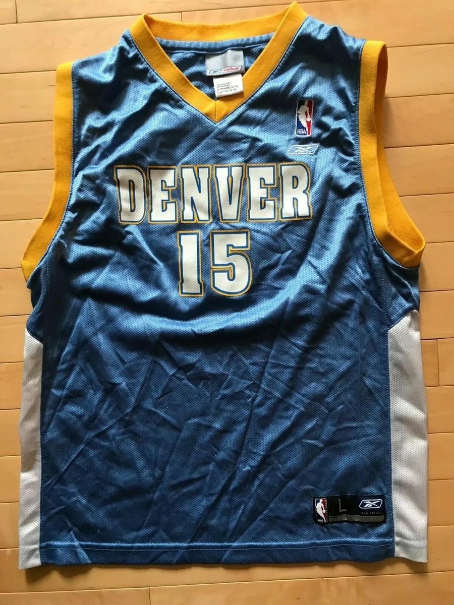 Reebok Denver Nuggets Carmelo Melo Anthony Basketball Jersey Youth