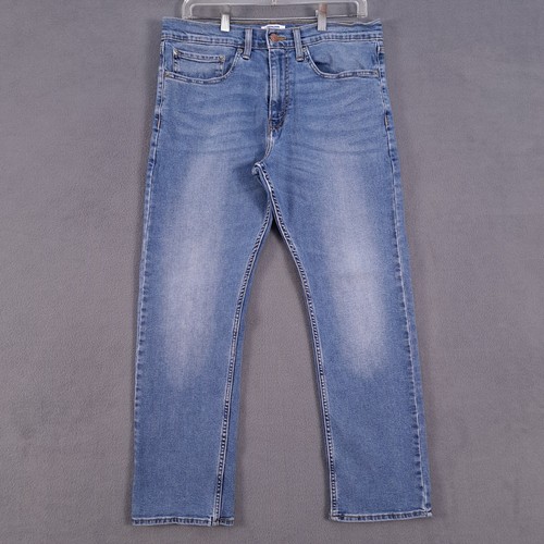 Denizen Levis Jeans Mens 34x30 Blue Stretch Denim 232 Slim Straight Grunge