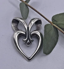 925 Slide Heart Pendant