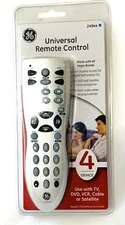 GE Universal Remote 4 Audio / Video Devices /Digital Box  24944  NEW SEALED
