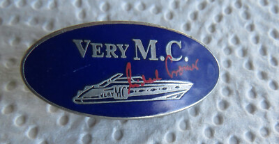 Pin:  Very M.C.  von MCM  Oval  selten, rare