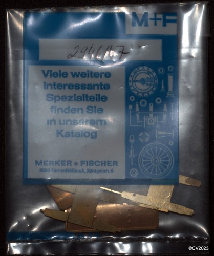 1/87 H0 M+F Merker + Fischer 2946/47, accesorio (¿delectores de viento?), NOS | Condition: Gebraucht