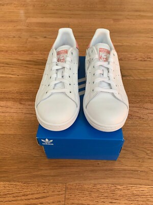 Size 7.5 - Adidas Stan Smith White Glow Pink W for sale online | eBay