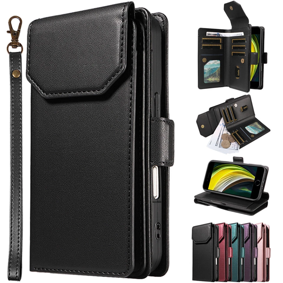 Funda para OnePlus 2/1+2/OnePlus X 11 Ranuras para Tarjetas Billetera Protección Cubierta Foto 4 de 4