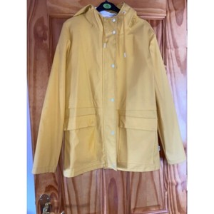 only yellow raincoat