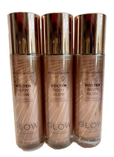 Makeup Revolution Molten Body Glow ROSE GOLD Face Body Liquid Illuminator 3