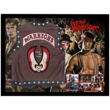 THE WARRIORS MICHAEL BECK SIGNED FRAMED LEATHER VEST JACKET MOVIE DISPLAY PROOF