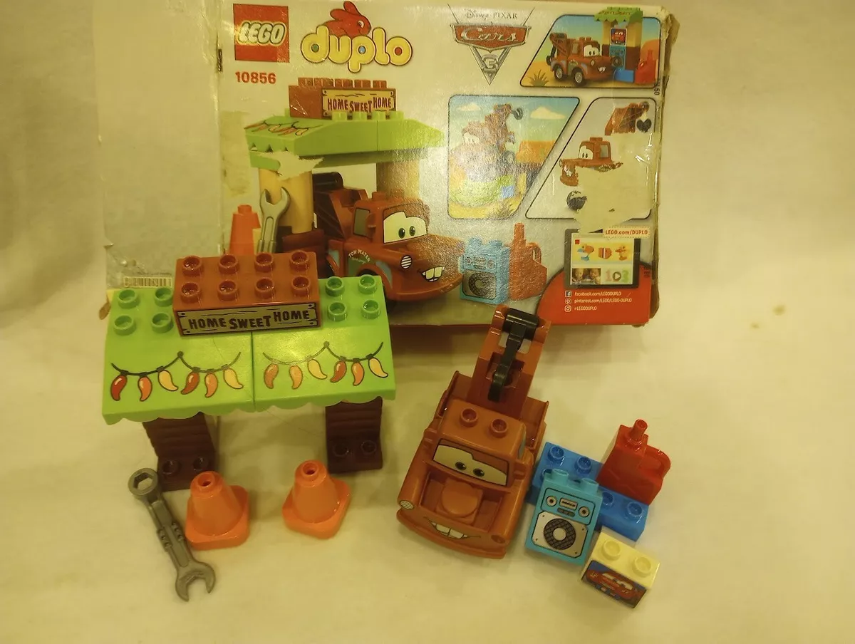 Lego Duplo 10856 Disney Pixar Cars Mater s Shed 100 Complete w box no manual