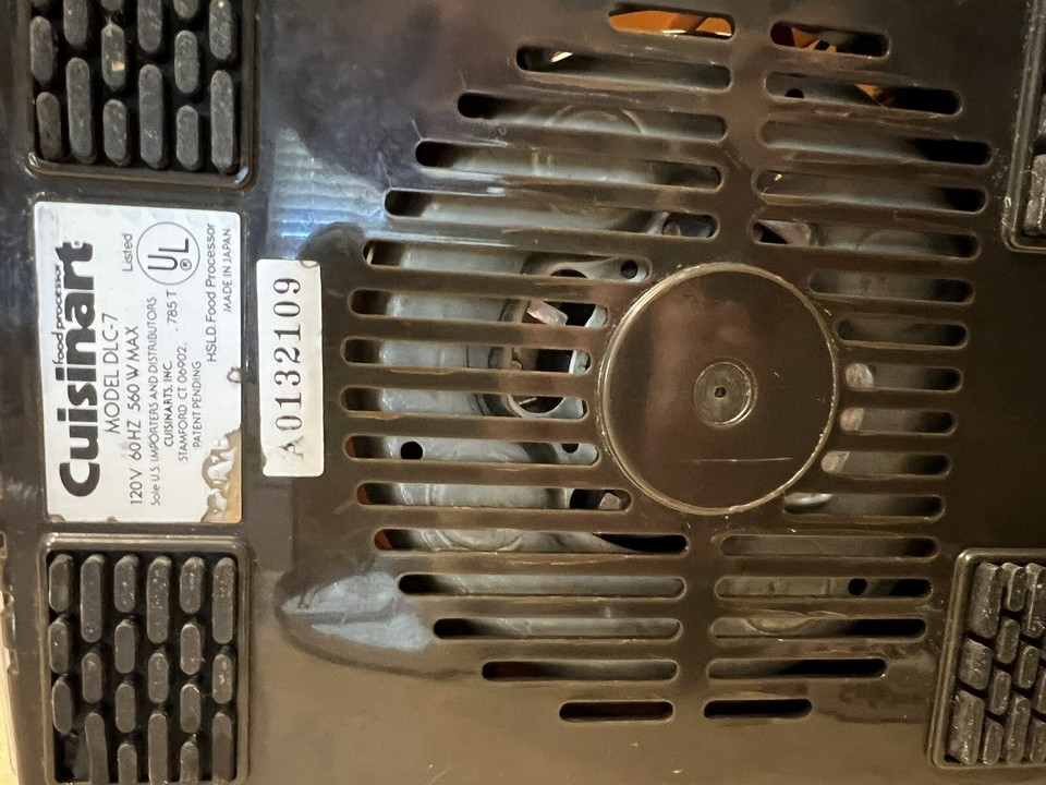 Vintage Cuisinart Food Processor Model DLC7 With DLC054 Tested Works eBay