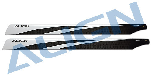 Align Trex 650X Carbon Fiber Blades HD650B - Picture 1 of 4