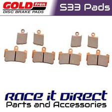 Bremsbel&auml;ge f&uuml;r HONDA VFR 1200 F 2010-2012 VORNE GOLDFREN S33