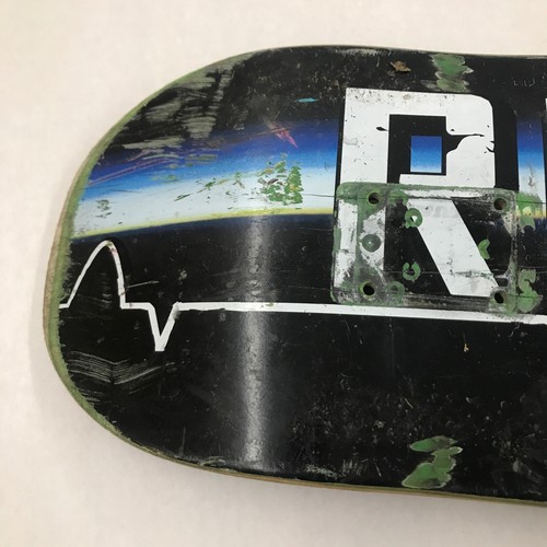 Revive Lifeline Eclipse Skateboard Deck Pre Owned Black Blue White - Picture 5 of 14