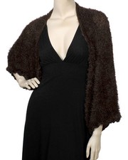 100 Polyester Brown Bolero  one size 