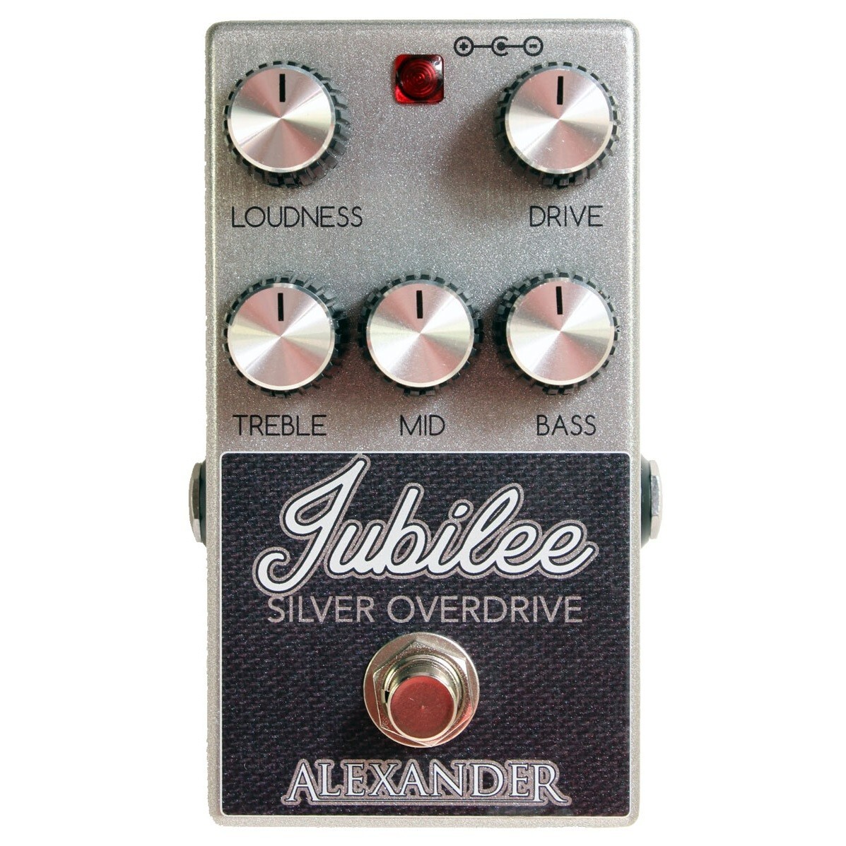 ギター Alexander Jubilee Silver Overdrive New Alexander Jubilee Silver Overdrive Guitar Effects Pedal