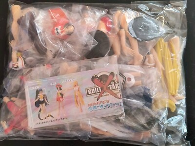 NOS Yujin Guilty Gear figure lot gashapon set anime manga swimsuit 