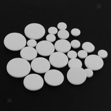 1 Pack White Bassoon Replacement Soundhole Pads for Bassoonist DIY