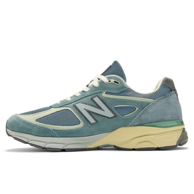 AURALEE × New Balance 990V4 In Between Dusty Blue U990AL4