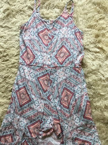 JUSTICE Girls size 18 PLUS LONG ROMPER EUC - Picture 2 of 4