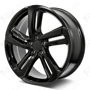 20 Wheels Gloss Black Rims Twisted Style Fit Honda Accord Civic Sedan Coupe - Picture 2 of 3