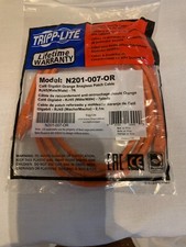Tripp Lite N201-007-OR 7ft Cat6 Molded Patch Cable RJ45 M/M, 20 COUNT 