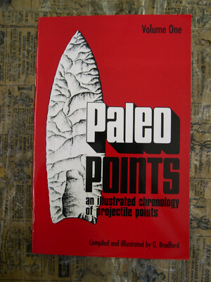 New Book Paleo Points Indian Arrowhead Native American Artifact Relic