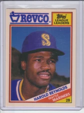 1988 Topps Revco League Leaders #19 Harold Reynolds Seattle Mariners