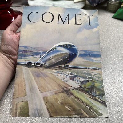Vintage De Havilland Comet Advertising Brochure