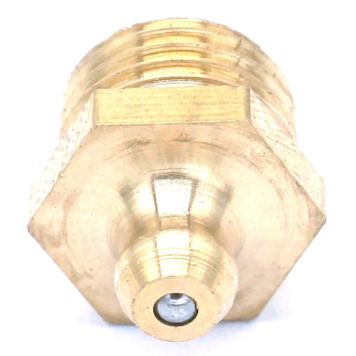 Metric BSP NPT Male Thread Brass Hex Grease Zerk Nipple Fittings For Grease Gun - Picture 107 of 119
