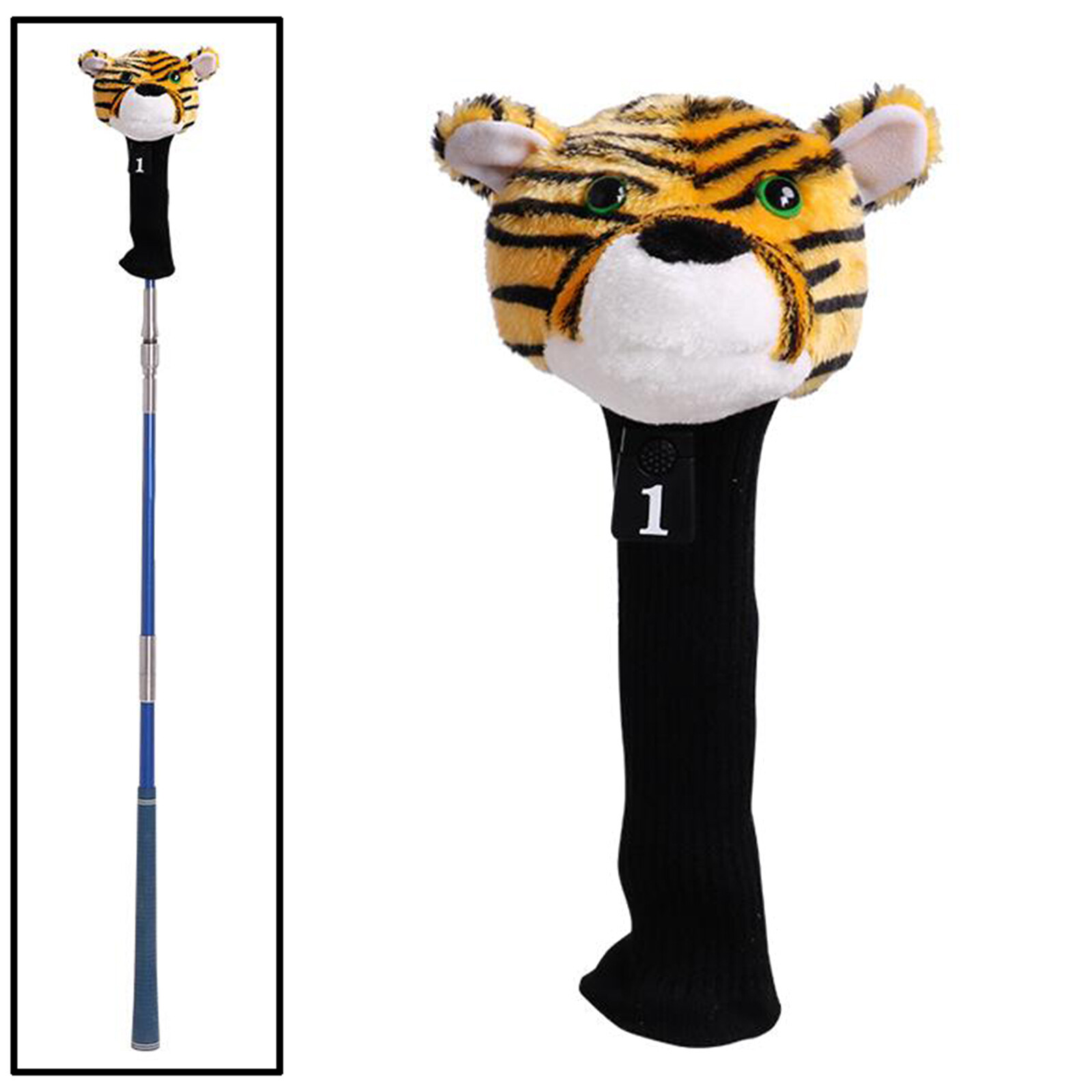 Novelty Tiger Headcover for Golf Club Wood Driver Head Covers Unique