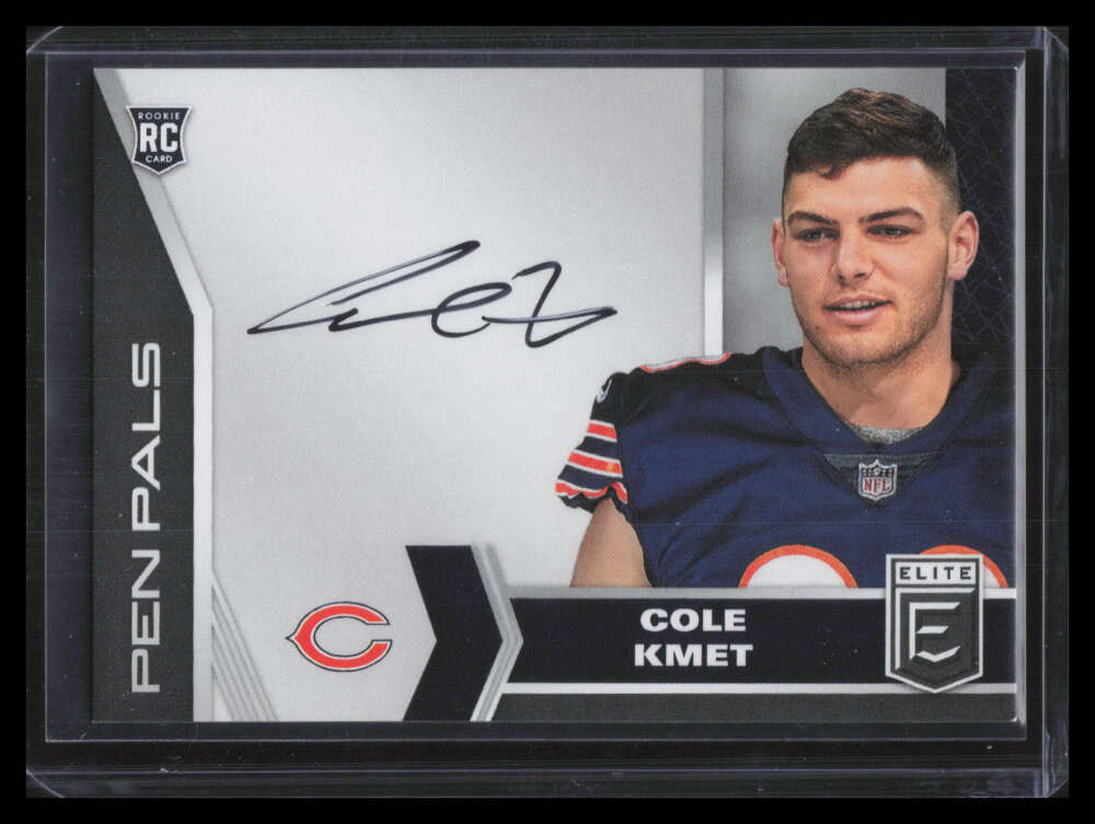 2020 Elite Pen Pals pp28 Cole Kmet Rookie Auto