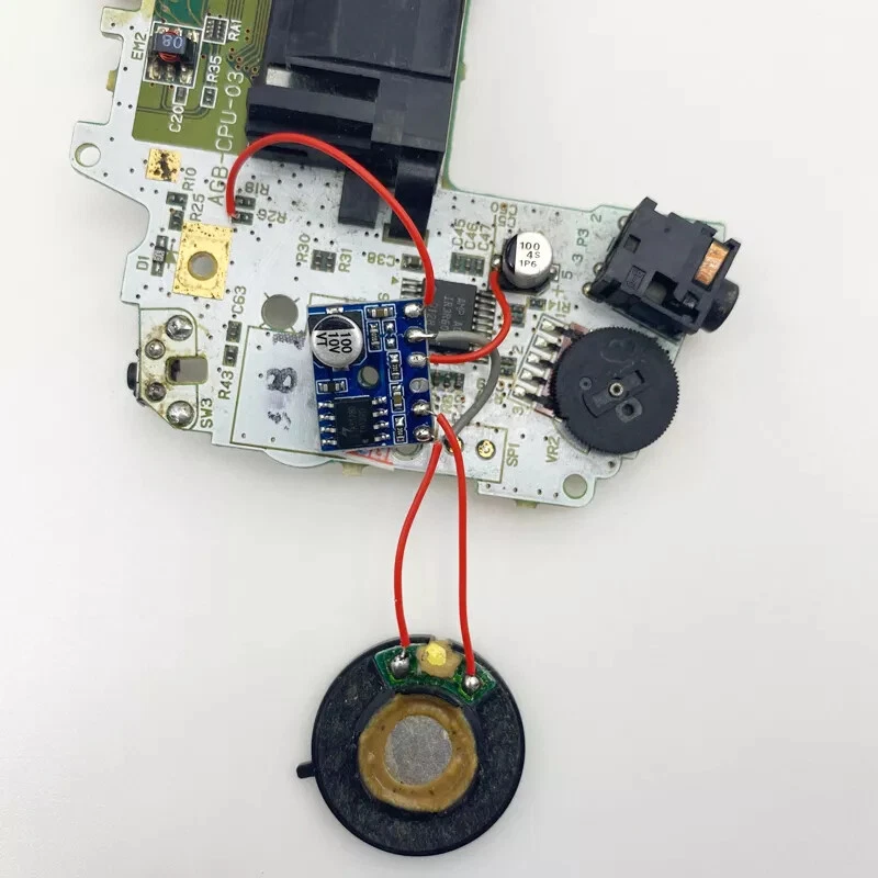 Game Boy Advance / Color Sound Speaker Audio Amplifier GBA GBC AMP - Image 2 of 3