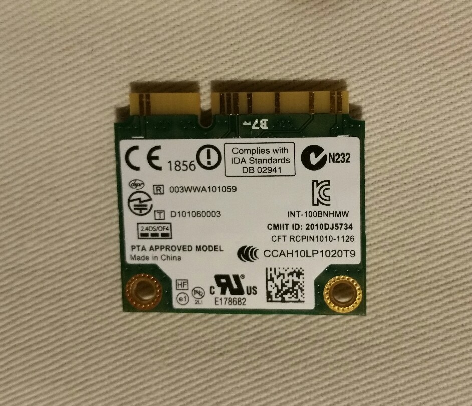 100bnhmw N232 Genuine Acer Wireless Card Aspire One D257-13608 Ze6 ...